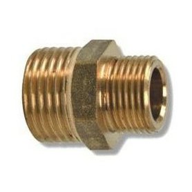 Spojka na AQ hadicu G3/4"/G1/2" vonk+vonk, mosadz